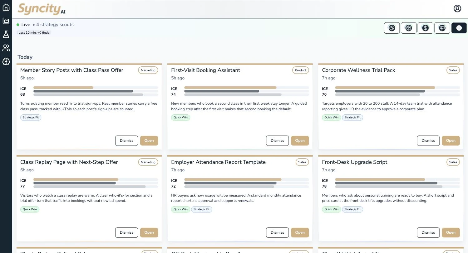 Syncity AI, the product
